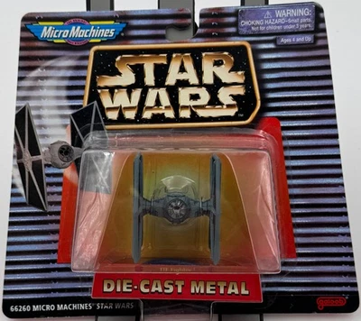 Vehículo de metal fundido a presión Micro Machines Galoob Star Wars TIE Fighter Foto 1 de 3