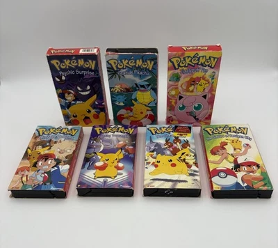Pokemon Pioneer/WB Vintage VHS Lot - 7 Tapes - Image 1 of 4