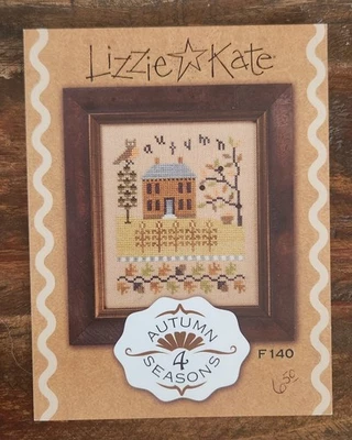 Lizzie Kate "Autumn" 4 Seasons Cross Stitch Chart - Image 1 of 2