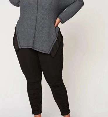 XCVI Wearables, Negro 2X Nuevo Con Etiquetas Corto Tobillo Encanalado Foto 1 de 4