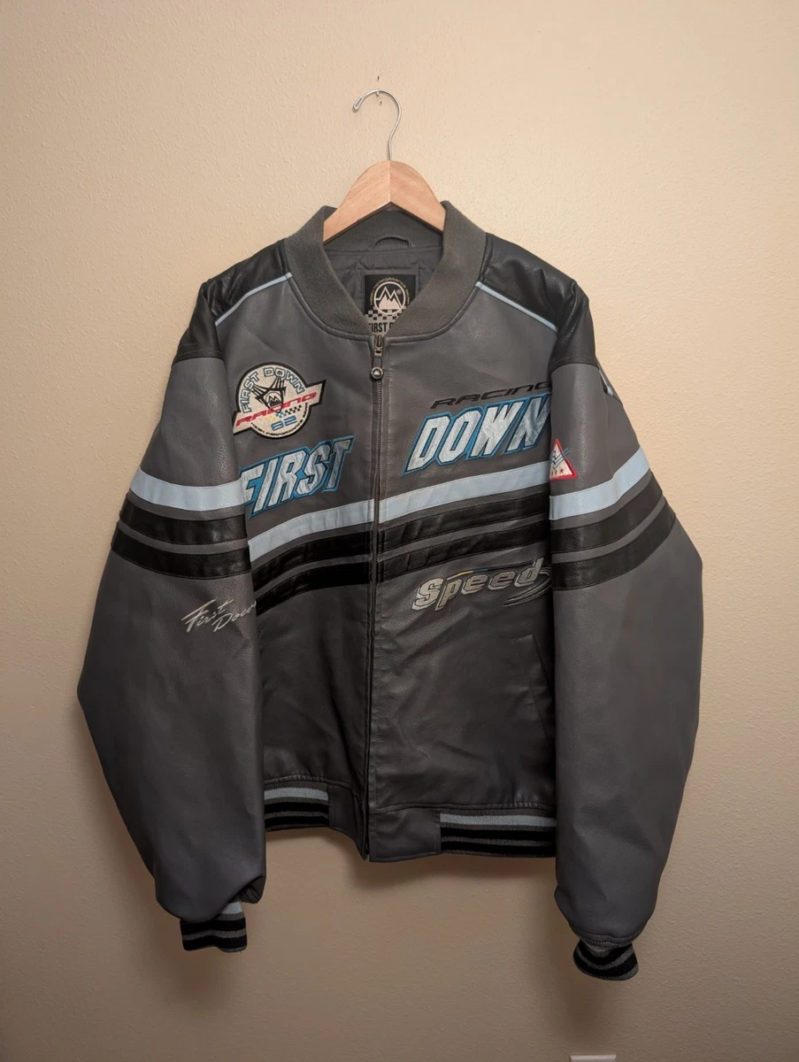 First Down Leather Outer Shell Coats, Jackets & Vests for Men for