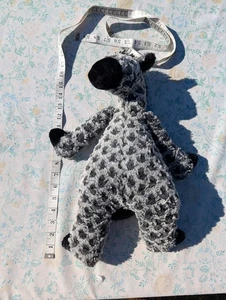 Jellycat Horse Gray Black Spotted Appaloosa Bunglie 17" Plush Stuffed Rare - Picture 1 of 7