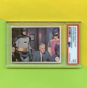 Original 1966 Topps Batman Bat Laffs Trading Card #28 PSA 7 - Picture 1 of 4