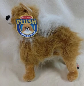 Melissa and Doug Pomeranian Plush Realistic Dog Puppy Fluffy 13" With Tags - Picture 1 of 9