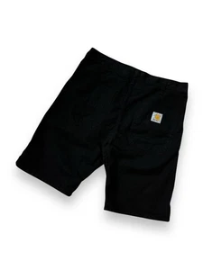 Carhartt Chalk Shorts Black Men’s Size W31 - Picture 1 of 12