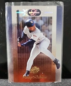1996 Leaf LIMITED #78 Rickey Henderson Padres HOF RARE SILVER FOIL SUPER PREMIUM - Picture 1 of 2