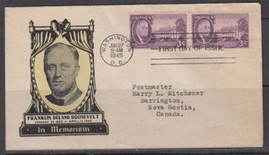 Netherlands Scott B341-2 FDC - 1960, World Refugee Year - Imagen 1 de 1