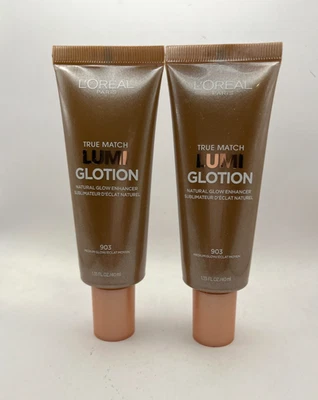 LOT OF 2 L'Oreal Paris True Match Lumi Glotion Natural Glow Enhancer Medium Glow - Image 1 of 3
