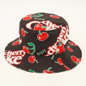 Coca Cola Adults Cherry Coke Pattern Bucket Hat One Size GHL1677 - Picture 1 of 1