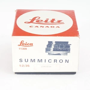 :Leica Original Objektivbox für SUMMICRON-M 35mm f/2 (11309) Version 3 III - Bild 1 von 5