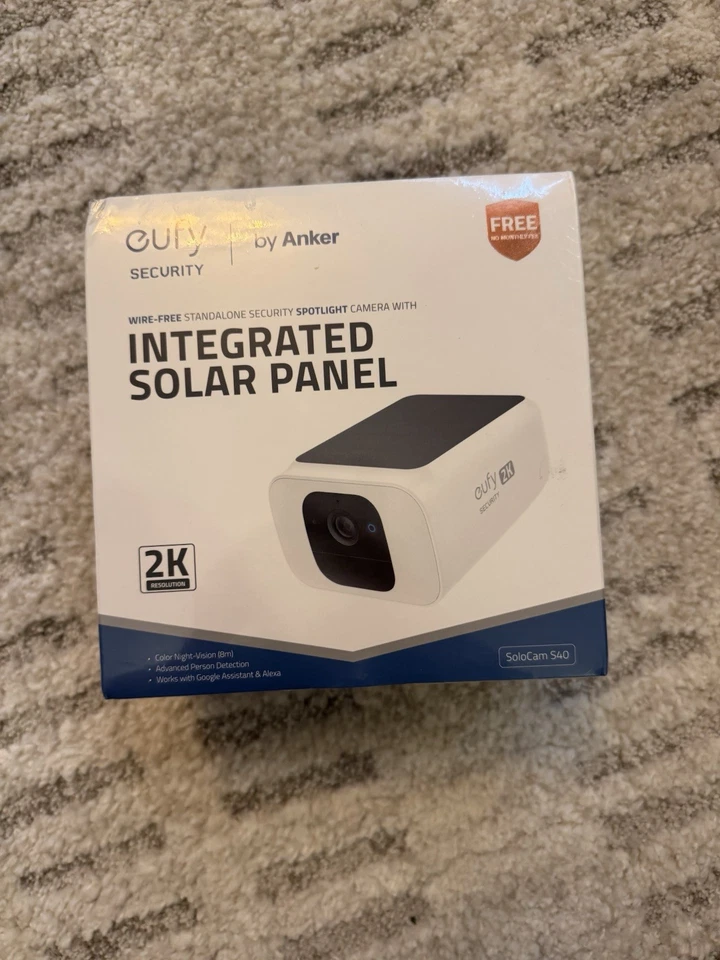 Anker Eufy Security SoloCam S40 Outdoor Camera T81241W1 Brand New In Box - Image 1 of 4