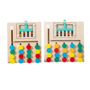 Color Matching Slide Puzzle Toy Preschool Educational Logical Game for Ages 3 4 - Picture 1 of 15