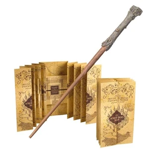 Harry Potter wand and Marauders Map - Picture 1 of 1