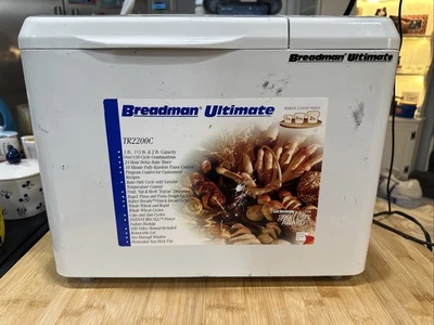 Breadman Ultimate TR2200C Automatic Bread Making Machine - WORKS * - Image 1 of 4