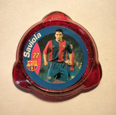 SAVIOLA  # 22 FC.BARCELONA TAZO KRAKS  2007/08 PANINI  - Imagen 1 de 2