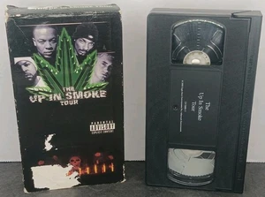 The Up In Smoke Tour VHS 2000 Eminem Snoop Dogg Dr. Dre Ice Cube Rap Hip-hop - Foto 1 di 7