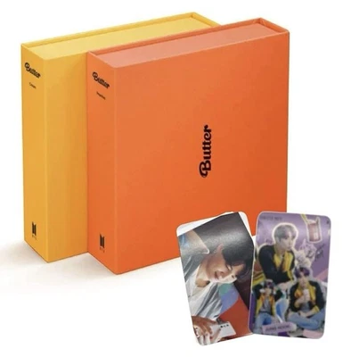NEW BTS Butter Album Cream and Peaches Set +Bangtan Boys Extra Photocards Set Foto 1 de 4