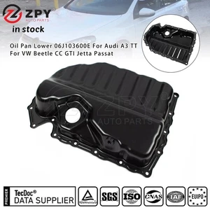 ZPY Oil Pan Lower For 09-15 Audi A3 TTS VW Beetle CC Eos GTI Jetta Passat Beetle - Picture 1 of 10