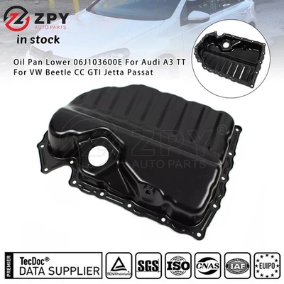 Inferior del cárter de aceite ZPY para 09-15 Audi A3 TTS VW Beetle CC Eos GTI Jetta Passat Beetle Foto 1 de 4