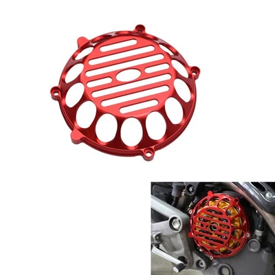 CNC Red Billet Dry Clutch Cover for Ducati 996 998 999 749 1098 1198 SuperBike - Image 1 of 3