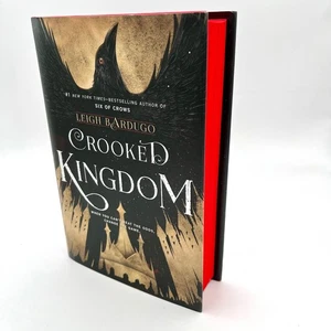 CROOKED KINGDOM First Edition Leigh Bardugo Hardcover Book Sprayed Edges Fantasy - Picture 1 of 11