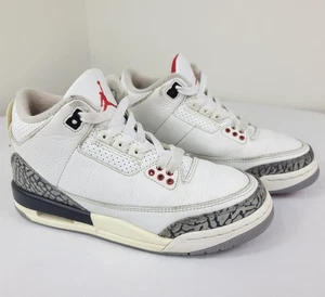 Nike Air Jordan 3 Retro GS White Cement Reimagined Boys 4.5Y Sneakers DM0967-100 - Picture 1 of 22