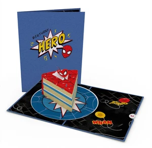 Tarjeta emergente Lovepop de héroe de cumpleaños Spider-Man de Marvel - Imagen 1 de 6