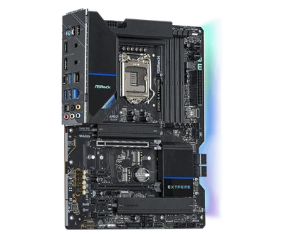ASRock Z590 Extreme ATX Motherboard LGA1200 10e/11e Gen Dual Lan PCIe 4.0 RGB - Image 1 of 4