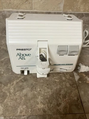 Presto Above All Deluxe Can Jar Pop Top Automatic Under Cabinet Kitchen Opener - Image 1 of 4