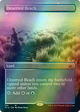 DESERTED BEACH BORDERLESS FOIL X1 NM INNISTRAD MIDNIGHT HUNT PRE-SALE MTG MAGIC