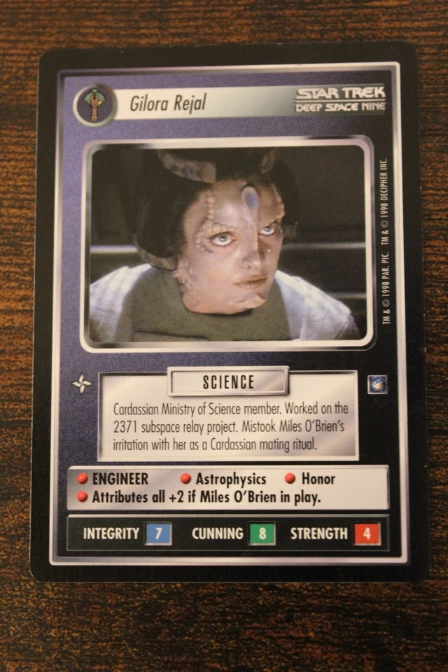 Star Trek CCG - Deep Space Nine - Gilora Rejal - Bild 1 von 1