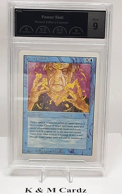 MTG - Revised - Power Sink - Graded - PCG 9.0 - Vintage - Image 1 of 4