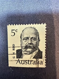 Australia Stamp 1969 5c Prime Ministers - G H Reid - Used - Picture 1 of 1