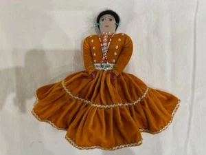VINTAGE NAVAJO FRAU PUPPE SIGNIERT VON ESTHER SPENCER - GROSSARTIG! - Bild 1 von 6