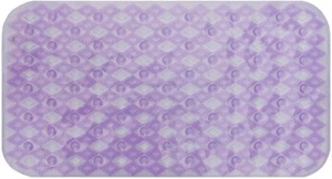 Non Slip Bathtub and Shower Mat with Drain Holes Suction Cups Machine Washable - Picture 1 of 5