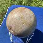 295G Natural Pink Amethyst Sphere Quartzcrystal Ball Healing Decor