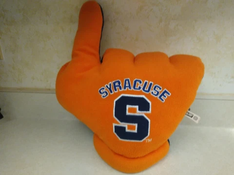CUSE Syracuse Orange NCAA College Plush Fan Hand Glove #1 Finger Glove DS10 Cover