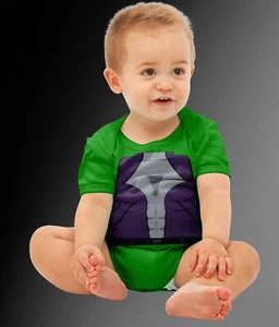Baby Hulking Superhero Costume Cosplay Bodysuit - Picture 1 of 3