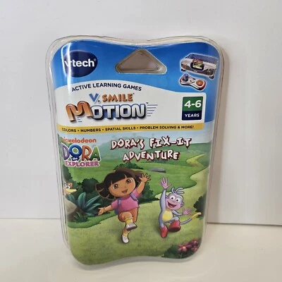 VTech V.Smile Pocket NICKELODEON: DORA THE EXPLORER FIX-IT ADVENTURE Game NEW - Image 1 of 4