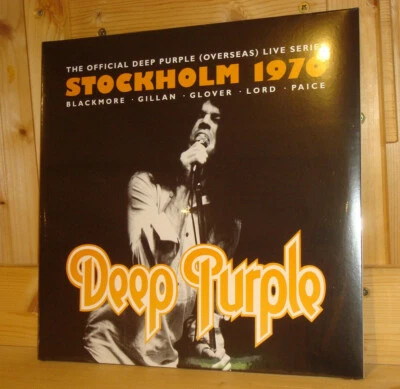 DEEP PURPLE Live in Stockholm 1970 ORIG 1st 2014 EDEL 3LP NEW SEALED FOC - Image 1 of 2