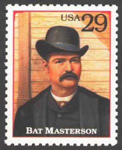 US. 2869h. Bat Masterson (1853-1921). 2869. Legends of the West. MNH. 1994 - Picture 1 of 1