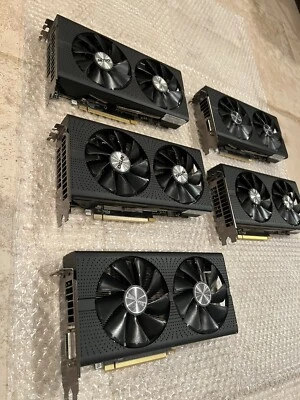Lot Of 5X Radeon RX 470 8GB GDDR5 Video Cards Immaculate Condition - Image 1 of 4
