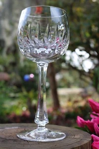 Vaso de vino Gorham LA SCALA Cristal Transparente Corvejón (es) 7 3/8"" firmado - Imagen 1 de 8