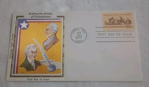 1977 Articles of Confederation 200th (1726) - Colorano "Silk" FDC - Picture 1 of 4