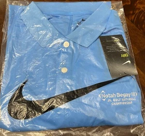 NWT Nike Dri-Fit Notah Begay Jr Golf National Championship Men's Polo size Large - Picture 1 of 3