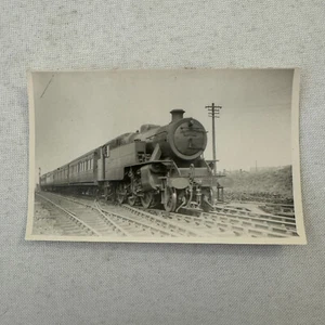 Vintage Train Locomotive Photo Photograph Railway Rail - Picture 1 of 4