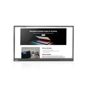 Lenovo ThinkVision T23D-10 22.5” IPS Monitor WUXGA 1920x1200 HDMI DP VGA Display - Picture 1 of 10