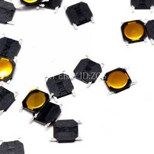 20PCS 4×4×0.8mm Tact Tactile Push Button Switch SMD-4Pin Waterproof copper head