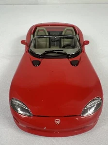 Burago Dodge Viper RT/10 1992 Red Diecast Toy Model 1/18 Made In Italy VTG Rare - Picture 1 of 7