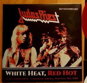 JUDAS PRIEST ~~ WHITE HEAT RED HOT 2LP - 1979 Gatefold - Picture 1 of 2